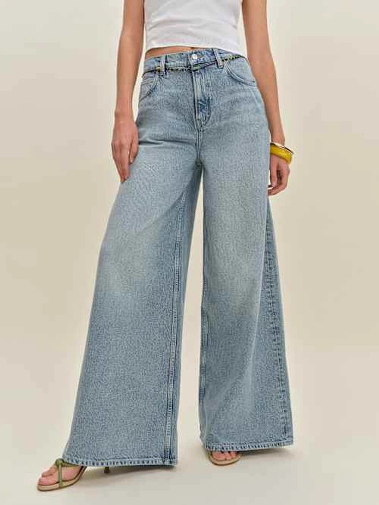 Addyson High Rise Wide Leg Jeans