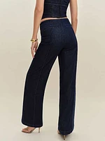 Arana Stretch Low Rise Trouser Wide Leg Jeans