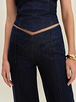 Arana Stretch Low Rise Trouser Wide Leg Jeans