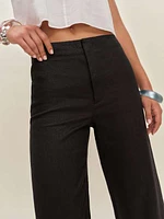 Joni Linen Cropped Pant