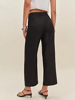 Joni Linen Cropped Pant