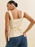 Viola Linen Top