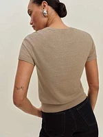 Aviva Linen Cotton Crew