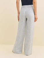 Banks Linen High Rise Wide Leg Pant