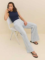 Banks Linen High Rise Wide Leg Pant