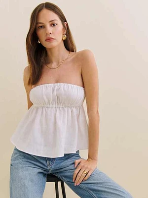 Inez Linen Top
