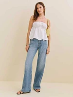 Inez Linen Top