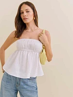 Inez Linen Top