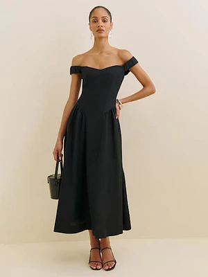 Monet Linen Dress
