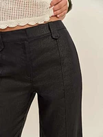 Astrid Linen Mid Rise Pant