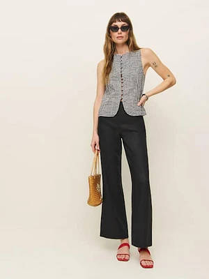 Petites Hallie Linen Pant