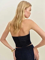 Kamila Denim Top