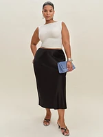 Layla Satin Skirt Es