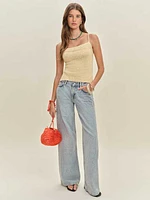 Elsie Cotton Backless Sweater