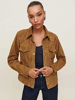 Veda Skylar Suede Shirt Jacket