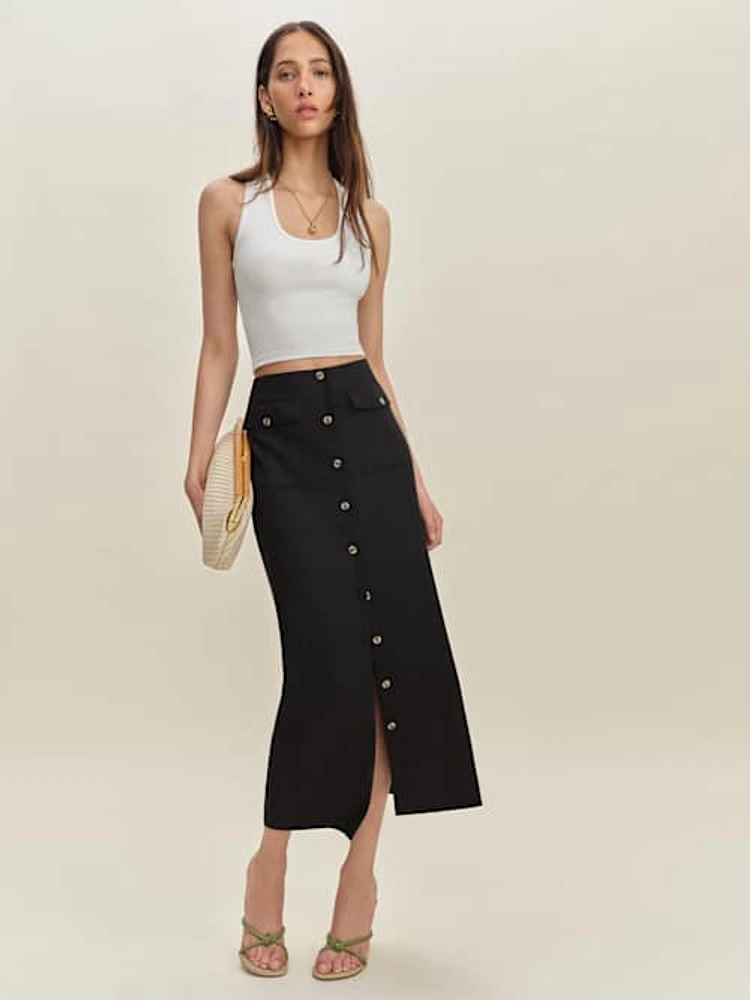 Britt Linen Skirt