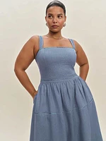 Everett Linen Dress Es