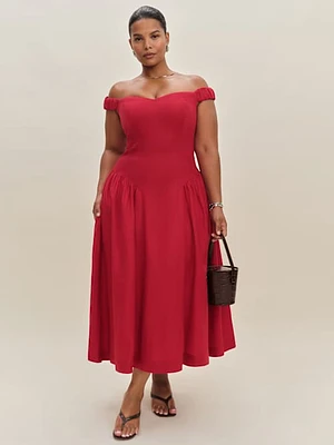 Monet Linen Dress Es