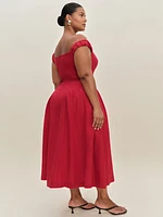 Monet Linen Dress Es