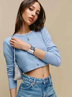 Janie Cashmere Crew Cardigan