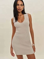 Aster Boucle Sweater Dress