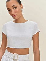 Niki Belted Linen Two Piece