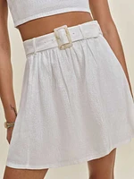 Niki Belted Linen Two Piece