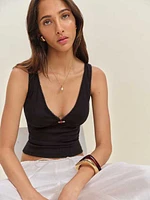 Rue Pointelle Knit Top