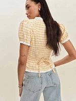 Rosemary Linen Top