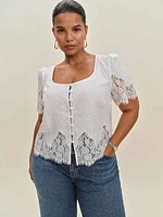 Josie Linen Top Es