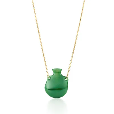 Elsa Peretti® Bottle Green Jade Pendant