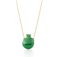 Elsa Peretti® Bottle Green Jade Pendant