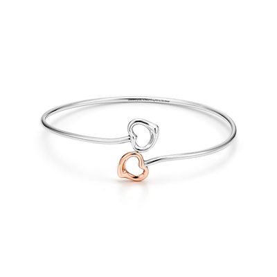 Elsa Peretti® Double Open Heart Bangle