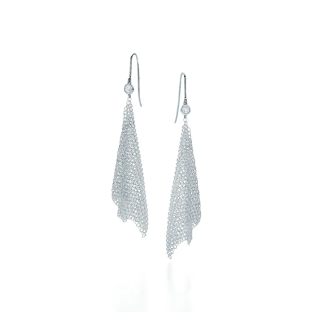 Tiffany and Co. Elsa Peretti® Mesh Scarf Earrings