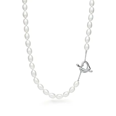 Elsa Peretti® Open Heart Pearl Necklace