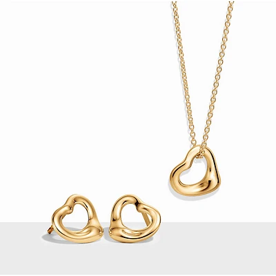 Elsa Peretti® Open Heart Pendant and Earrings Set