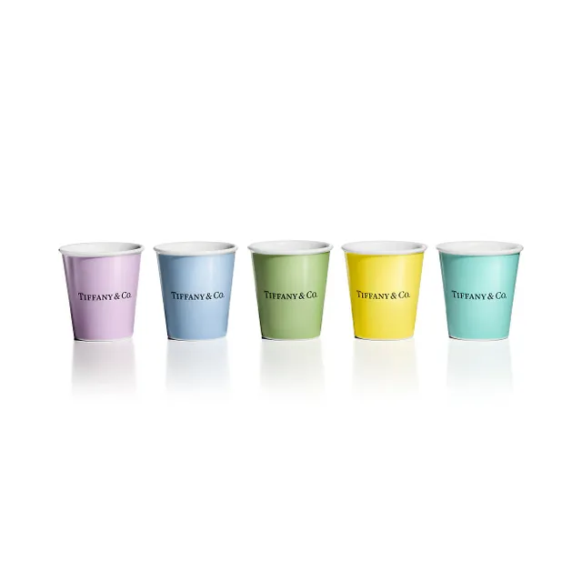 Coffee Academy Coffee Cups, Set of 4