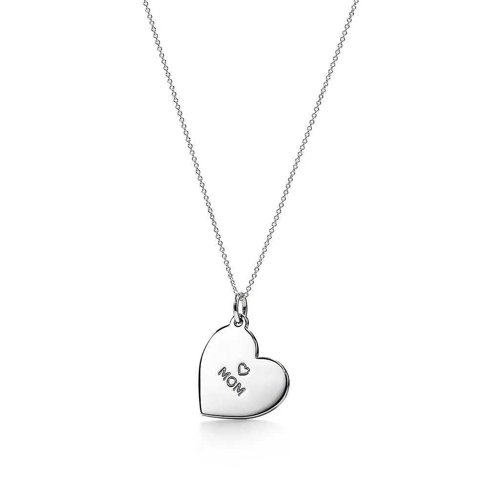 Return to Tiffany™ Heart Tag Necklace in Yellow Gold, Medium