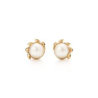Paloma Picasso® Olive Leaf Pearl Earrings