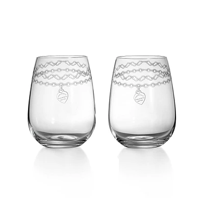 Return to Tiffany™ Etched Stemless White Wine Glass