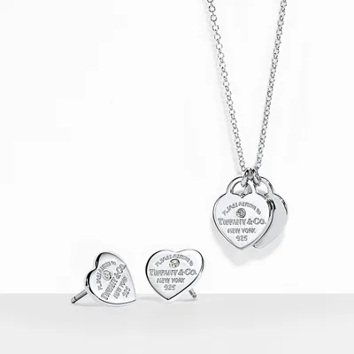 Return to Tiffany™ Heart Pendant and Earrings Set, Limited Edition