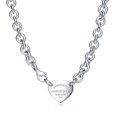 Return to Tiffany™ Heart Tag Chain Link Choker