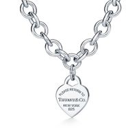 Return to Tiffany™ Heart Tag Chain Link Necklace