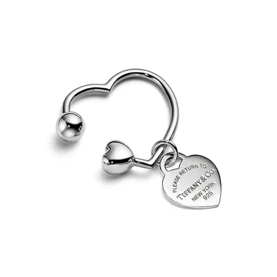 Return to Tiffany™ Heart Tag Screwball Key Ring