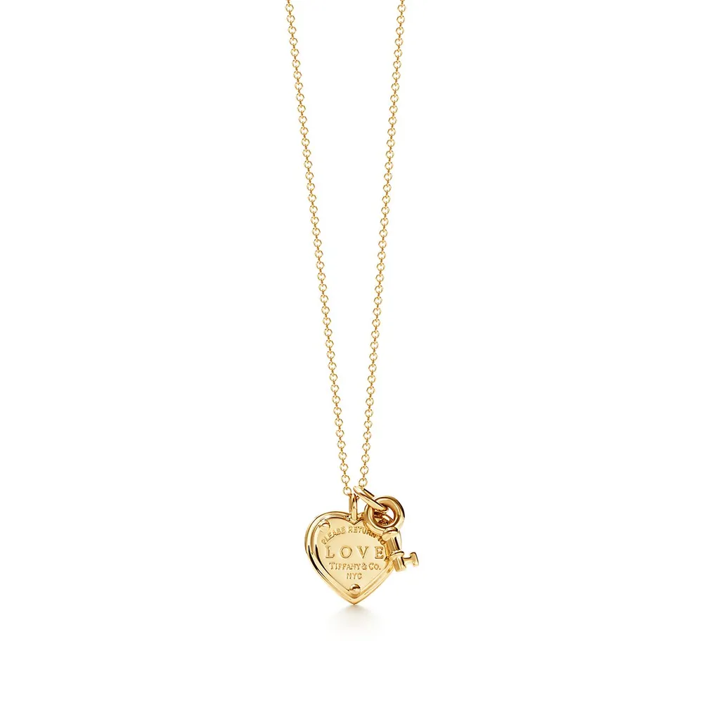 Return to Tiffany™ Love Heart Tag Key Pendant