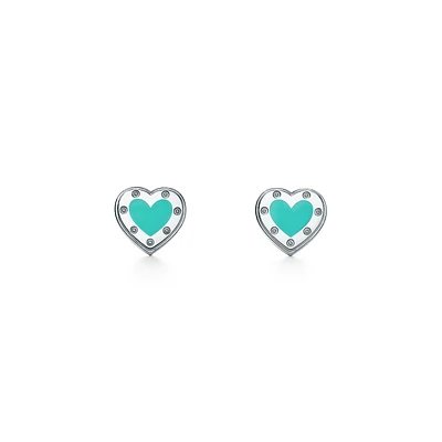 Return to Tiffany™ Love Tiffany Blue Heart Earrings