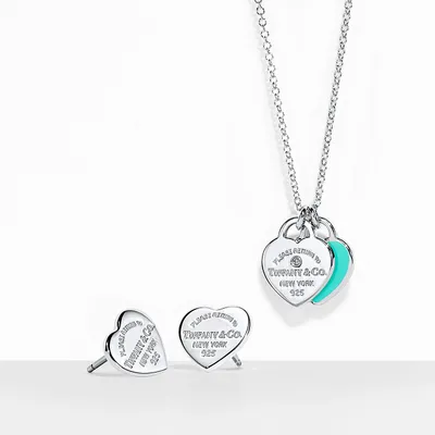 Return to Tiffany™ Mini Heart Pendant and Earrings Set