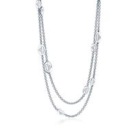 Return to Tiffany™ Oval Tag Station Necklace