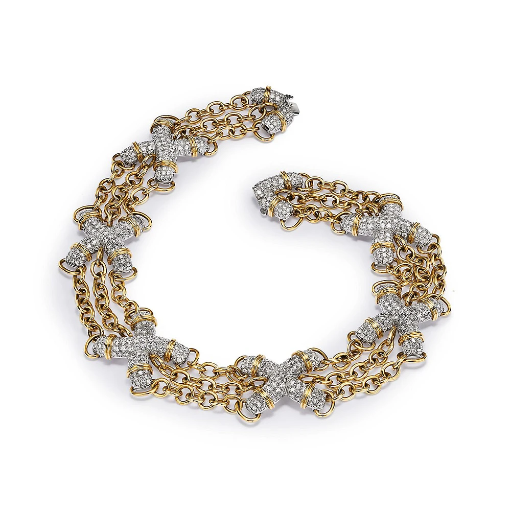 Schlumberger by Tiffany & Co.MC Collier à maillons en X
