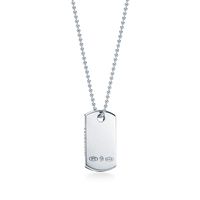 Tiffany 1837™ Makers I.D. Tag Pendant in Sterling Silver, 24"